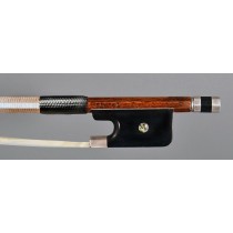 Emile François Ouchard silver mounted violin bow