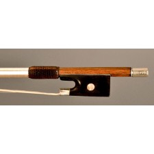 Jerome Thibouville Lamy silver mounted violin bow