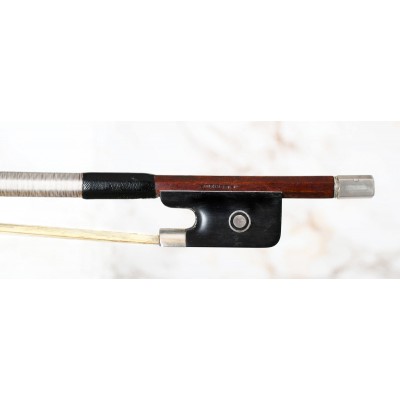 Louis Morizot frères silver mounted viola bow