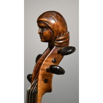 Woman Head violin circa 1890 Vogtland