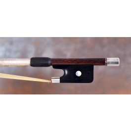 Eugène Cuniot-Hury, French Silver Mounted violin bow c. 1900